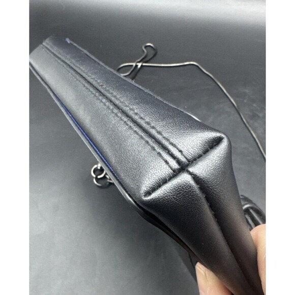 Reed Krakoff BLACK Clutch Handbag Crossbody Pockets Removeable Strap - Picture 4 of 16